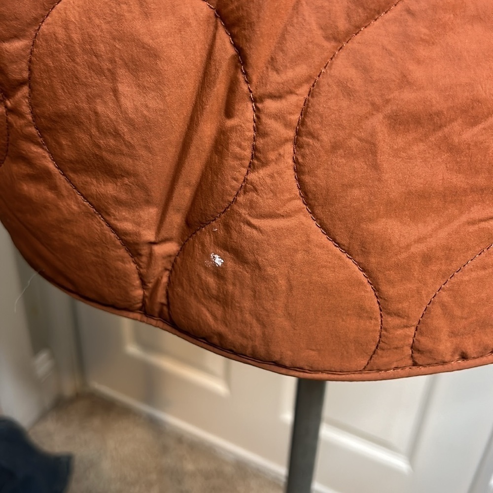 Double Zero Quilted Jacket In Rust - image 5